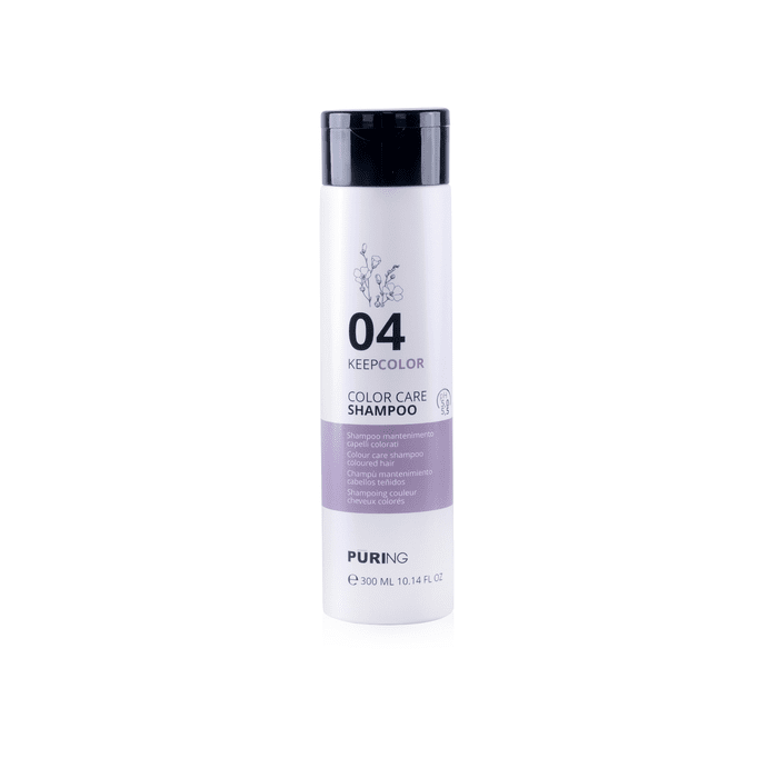 PURING KEEPCOLOR dažytų plaukų šampūnas, 300 ml