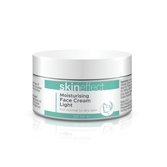 skineffect drėkinamasis veido kremas Light 50 ml