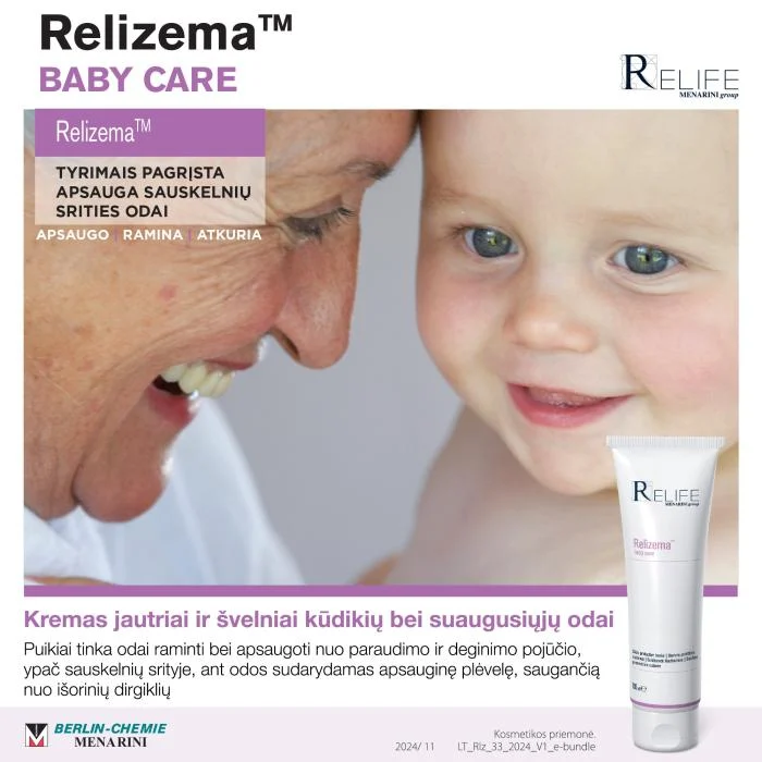 Relizema baby care kremas 100 ml