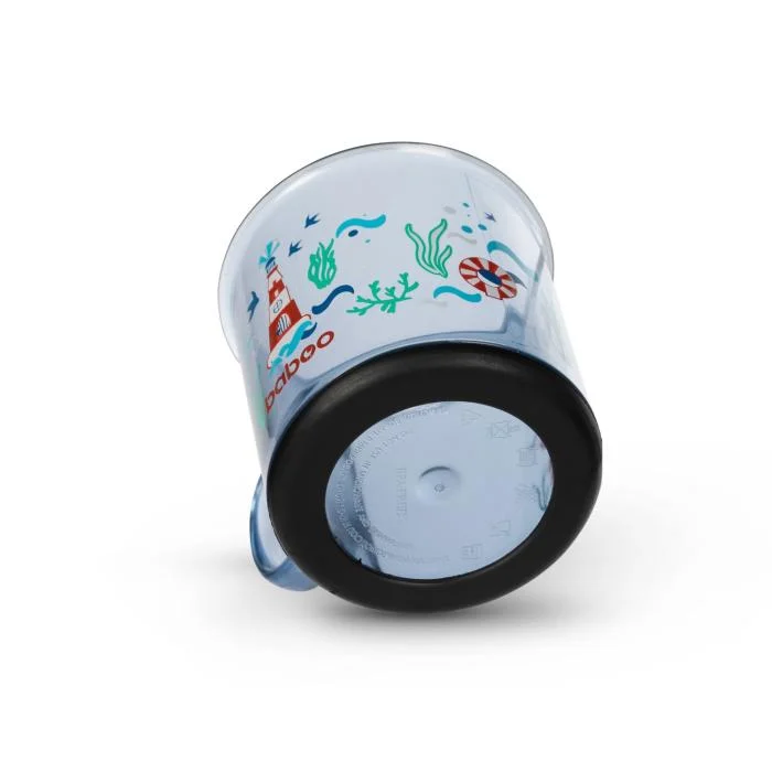 Baboo puodelis neslystančiu dugnu, 170ml, 12+ mėn, Marine