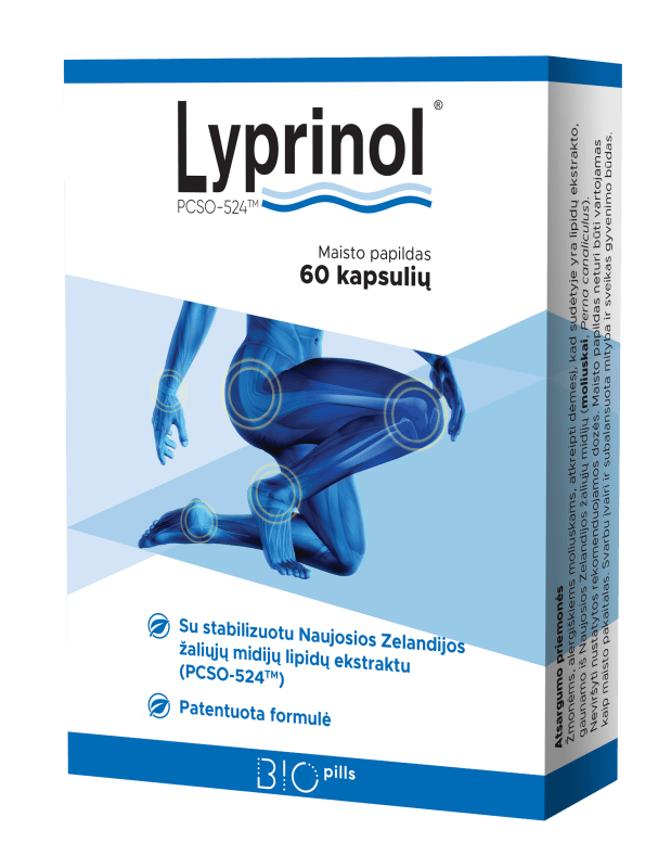 LYPRINOL, 60 kapsulių