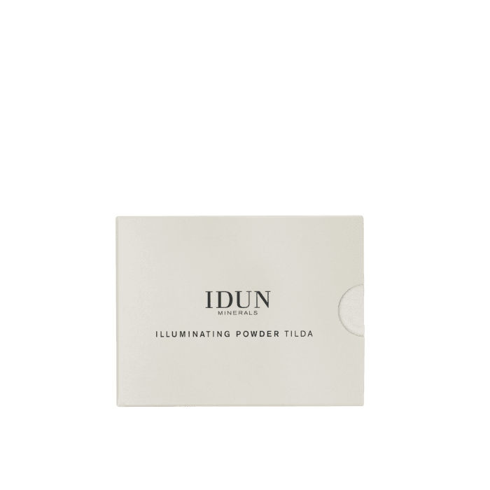 IDUN Minerals kompaktinė pudra suteikianti švytėjimo Tilda Nr. 1522, 3,5 g