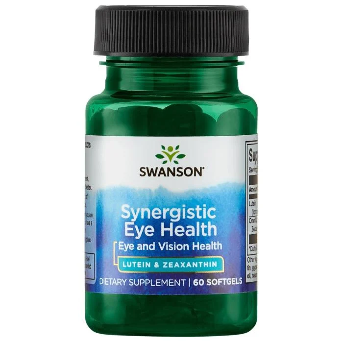 SWANSON NATŪRALUS LIUTEINAS 20MG & ZEAKSANTINAS 2MG, N60