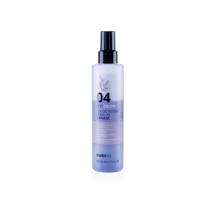 PURING KEEPCOLOR dažytų plaukų spalvą saugantis dvifazis kondicionierius, 200 ml