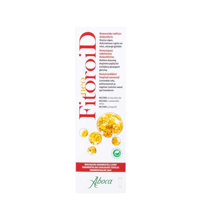 NEOFITOROID endorektalinis biologinis tepalas 40 ml
