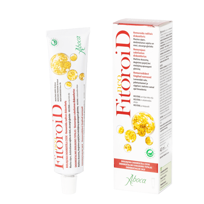 NEOFITOROID endorektalinis biologinis tepalas 40 ml