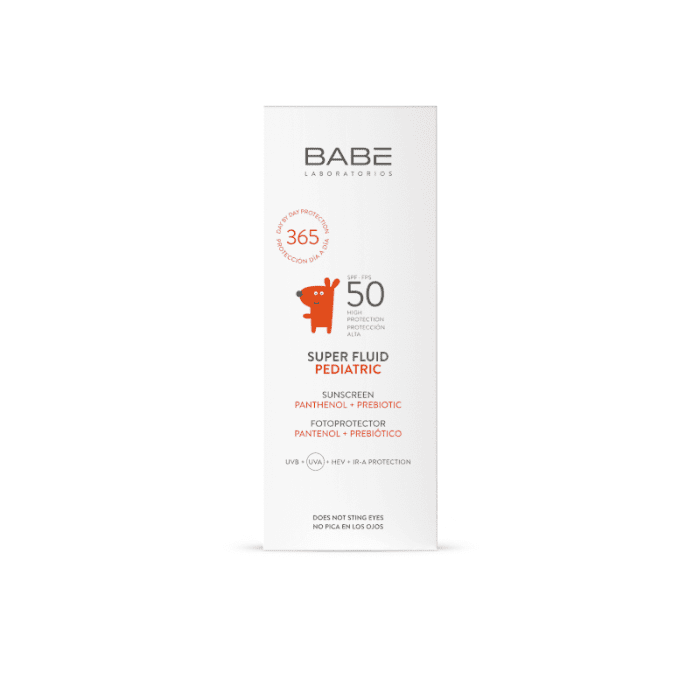 BABE SUPER FLUID PEDIATRIC apsauginė veido emulsija vaikams SPF50, 50 ml