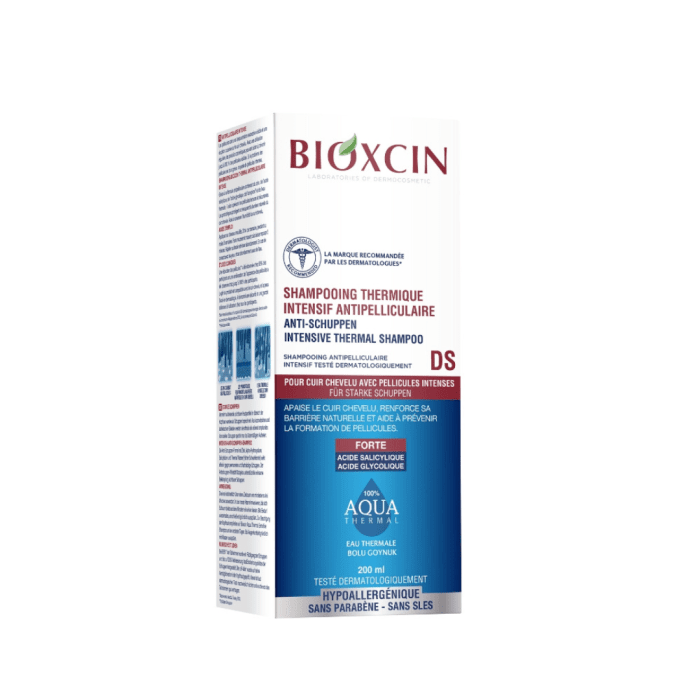 BIOXCIN AQUA THERMAL DS šampūnas nuo intensyvaus pleiskanojimo, 200 ml