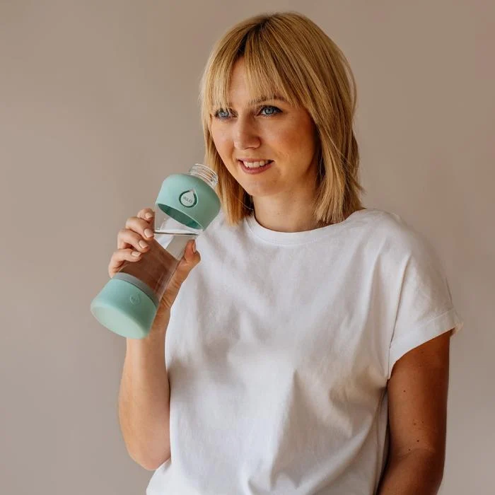 EQUA stiklo gertuvė Active mint 550 ml