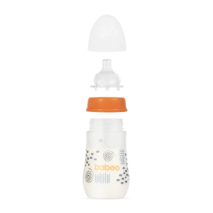 Baboo antikolinis buteliukas plataus kaklelio, 250 ml, 3+ mėn, Blue Haze