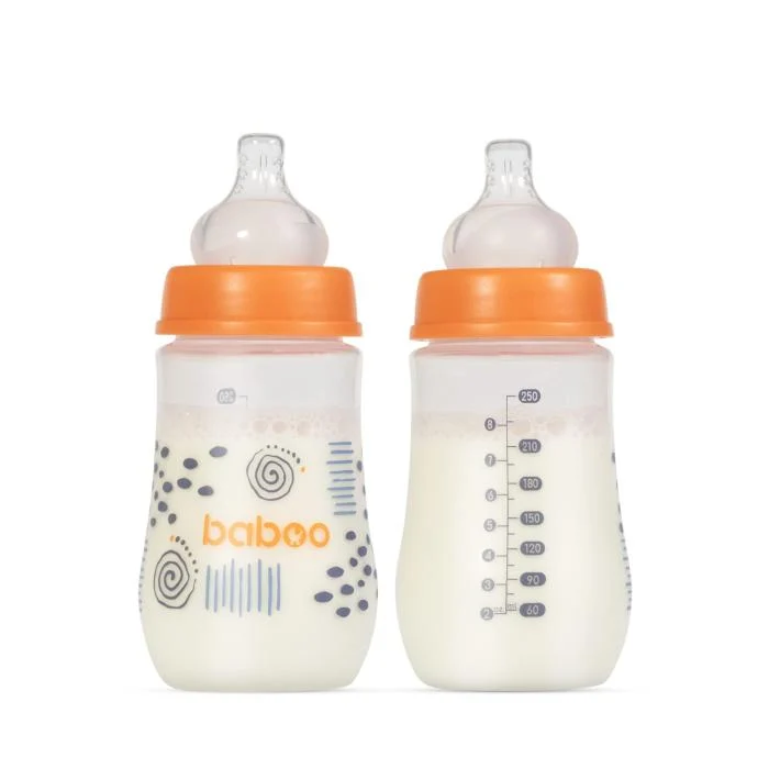 Baboo antikolinis buteliukas plataus kaklelio, 250 ml, 3+ mėn, Blue Haze