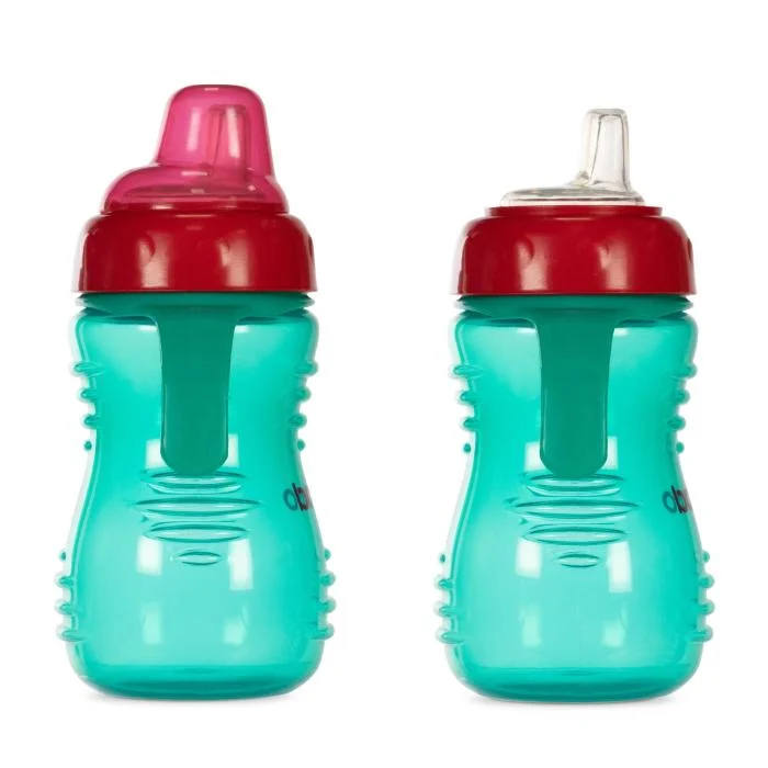 Baboo gertuvė su silikoniniu snapeliu, 260ml, 6+ mėn, mėlyna