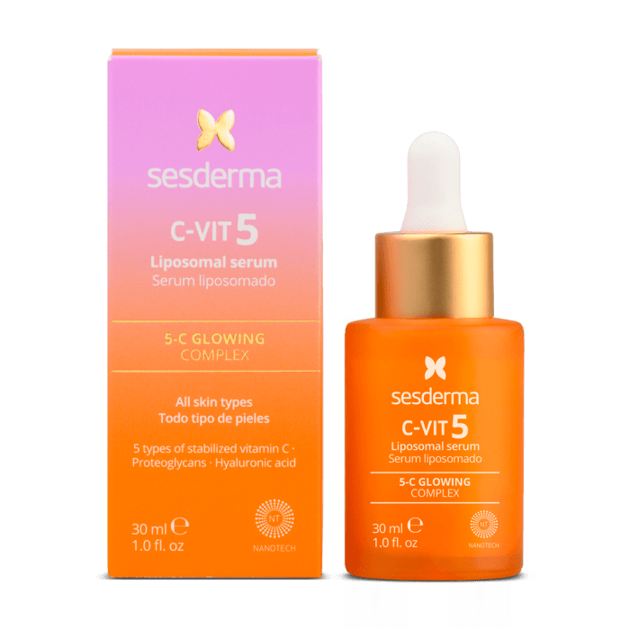 SESDERMA C-VIT 5 LIPOSOMINIS VEIDO SERUMAS, 30 ML