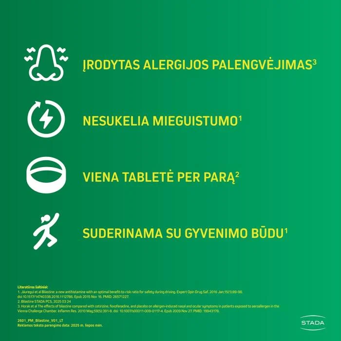 Bilastine STADA 20 mg tabletės