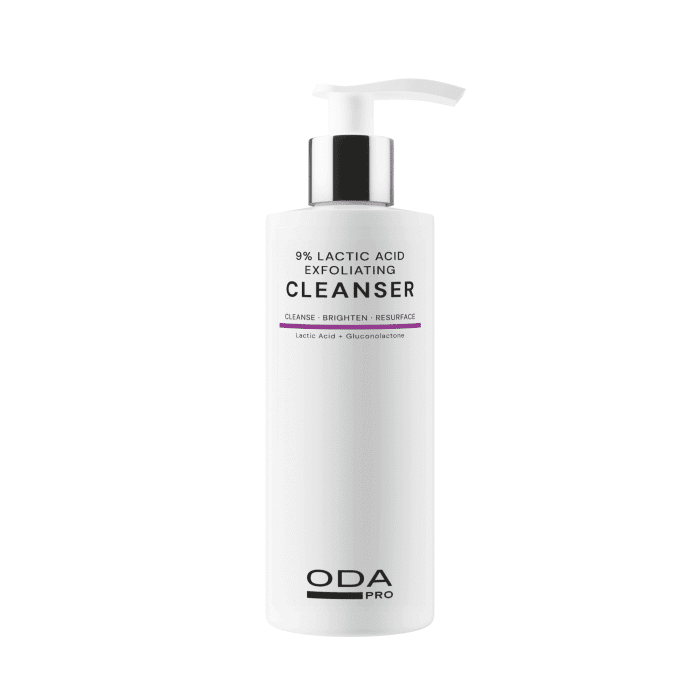 ODA PRO  Eksfolijuojantis prausiklis su 9% pieno rūgštimi 200 ml