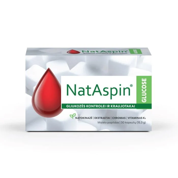 NATASPIN GLUCOSE kapsulės N30
