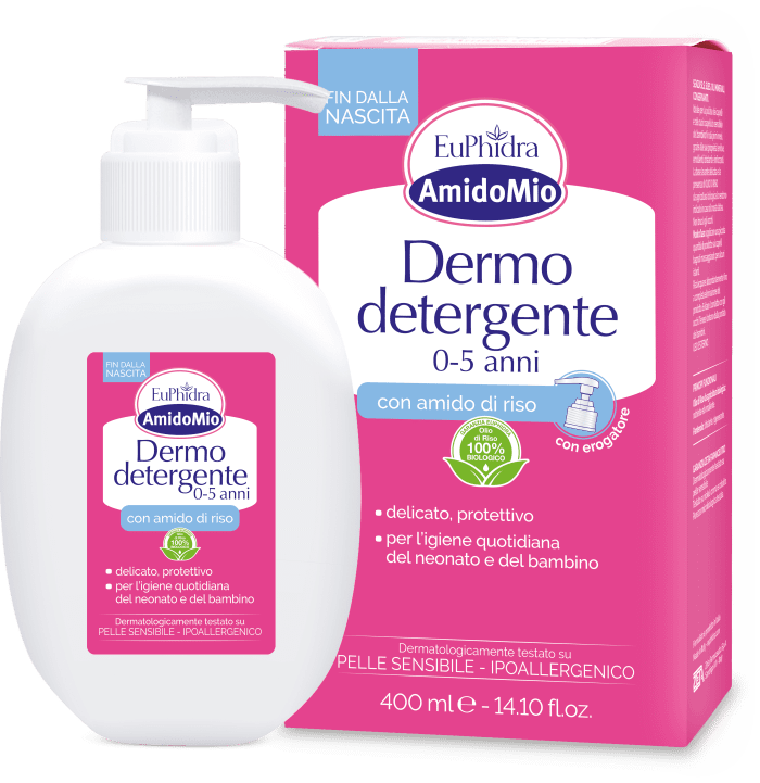 AMIDOMIO dermoprausiklis nuo pirmos gyvenimo dienos, 400 ml