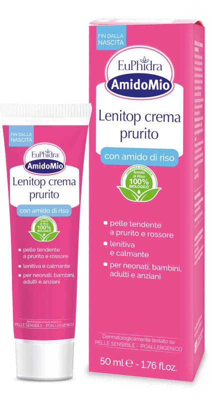 AMIDOMIO kremas sudirgusiai ir niežtinčiai odai, 50 ml