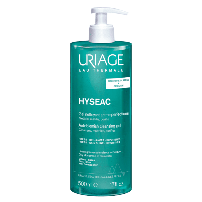 URIAGE Hyseac gelinis prausiklis, 500 ml