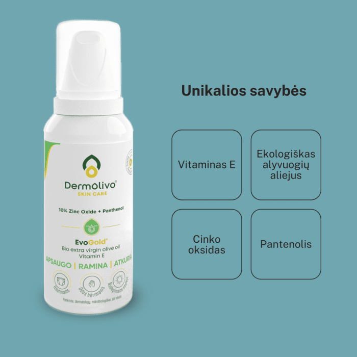 DERMOLIVO putos su cinku ir pantenoliu 100 ml  