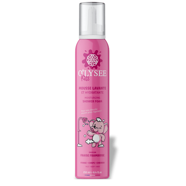 O'LYSEE vaikiškos dušo putos STRAWBERRY&RASPBERRY, 250ml