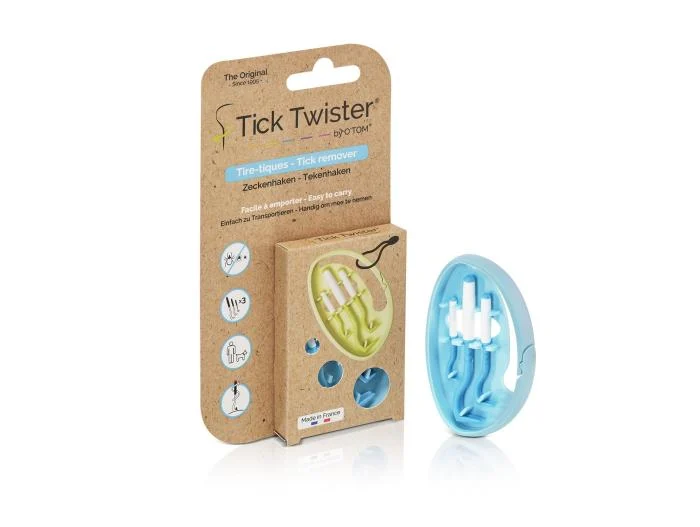 TICK TWISTER ERKIŲ TRAUKIKLIŲ KOMPLEKTAS SU PRISEGAMU LAIKIKLIU