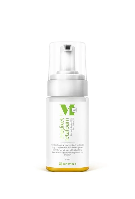 MEDIKET Ictafoam putos veidui ir kūnui 100 ml