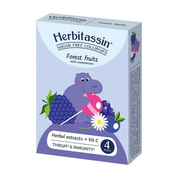 HERBITASSIN becukriai ledinukai miško uogų skonio, N4 