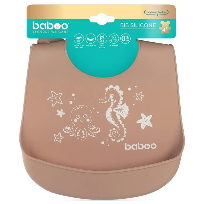 BABOO silikoninis seilinukas, 4+ mėn, Sea Life