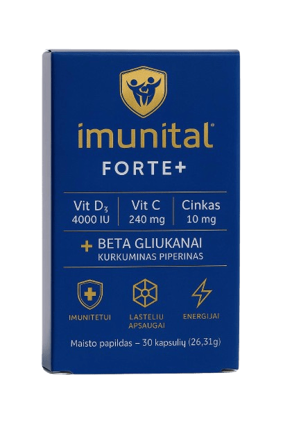 IMUNITAL FORTE+ kapsulės N30