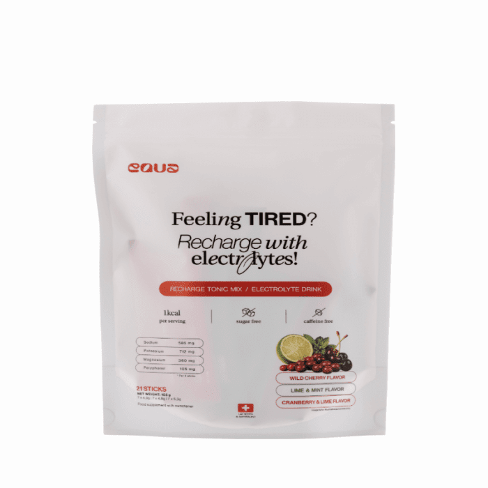 EQUA elektrolitų gėrimas įvairių skonių rinkinys, N21 , 99,4 g