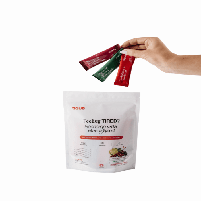 EQUA elektrolitų gėrimas įvairių skonių rinkinys, N21 , 99,4 g