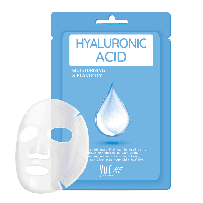 YU.R ME HYALURONIC ACID SHEET MASK lakštinė veido kaukė su hialurono rūgštimi, N1