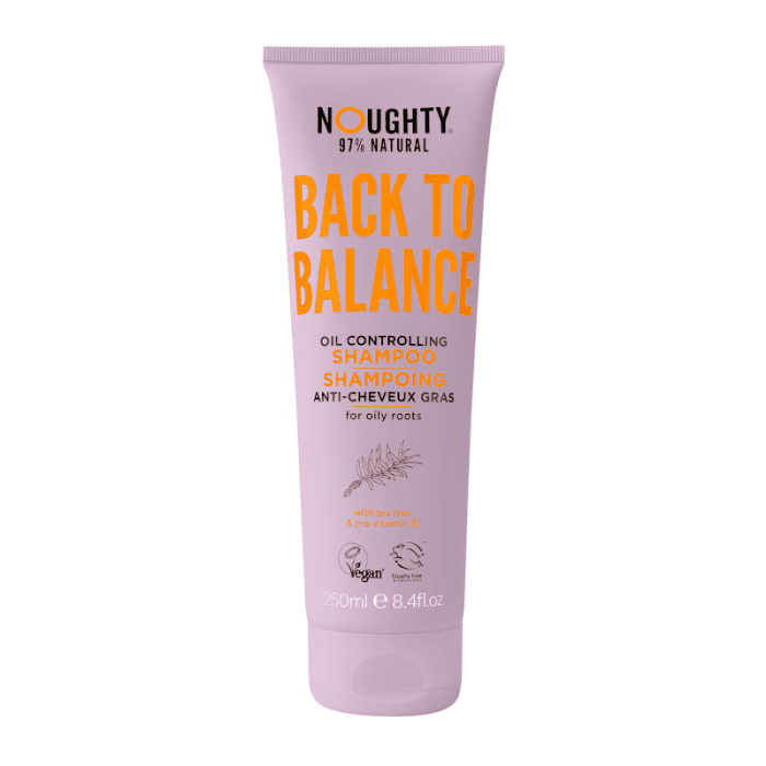 NOUGHTY Back To Balance balansuojantis šampūnas riebiai galvos odai, 250ml