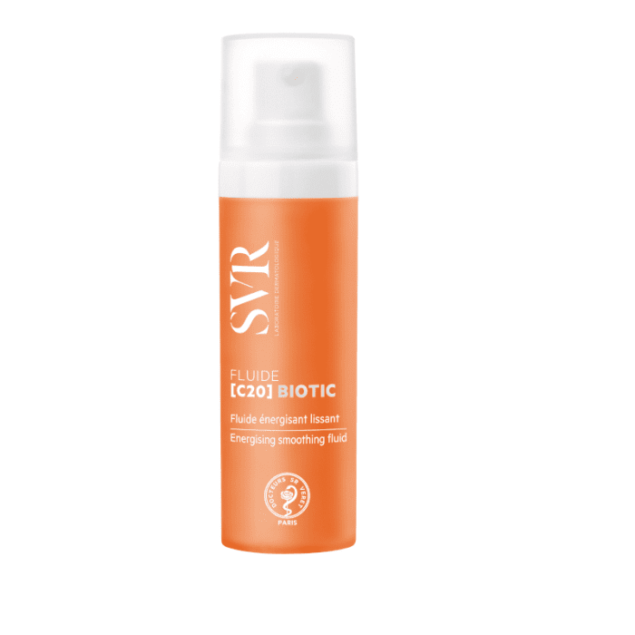 SVR [C20]BIOTIC FLUIDE švytėjimo suteikiantis, skaistinantis fluidas, 30 ml