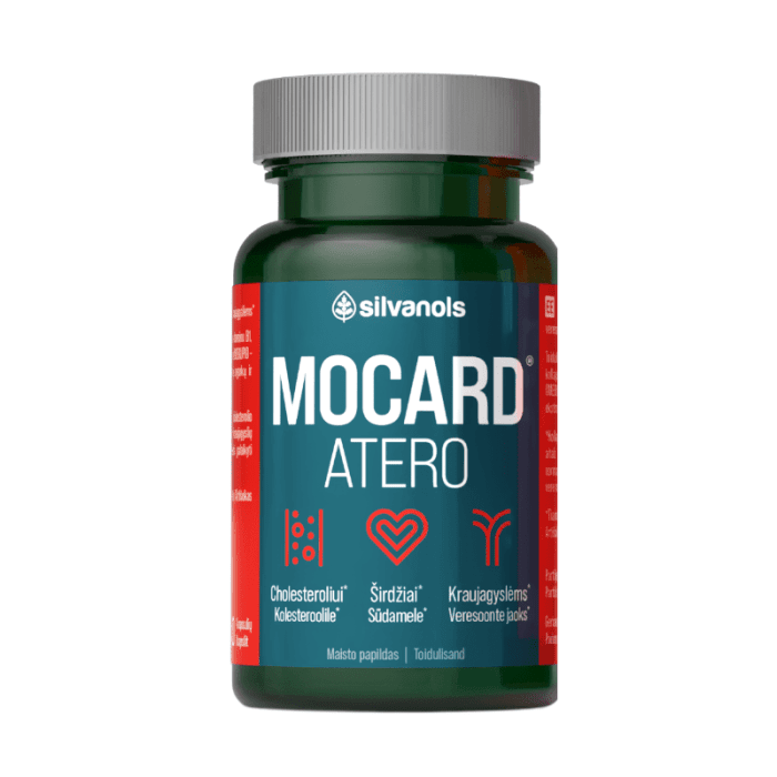 MOCARD ATERO, 30 kapsulių
