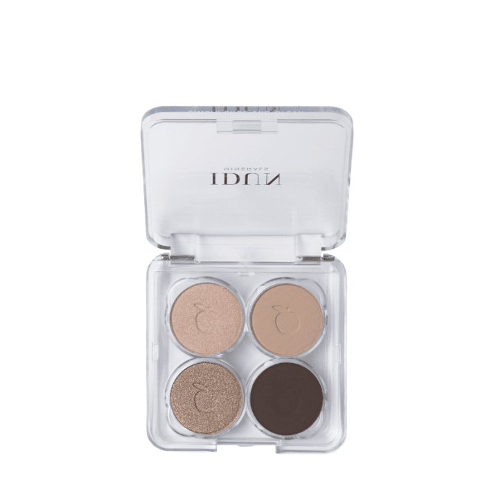 IDUN Minerals mineraliniai 4 spalvų akių šešėliai Nattviol Nr. 4408, 4 g