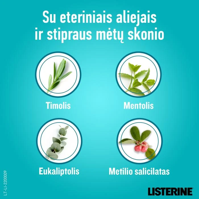 LISTERINE burnos skalavimo skystis COOL MINT, 500 ml