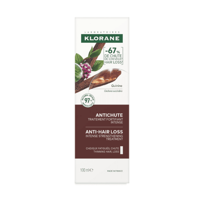 KLORANE plaukų slinkimą stabdantis serumas su chininu, 100 ml