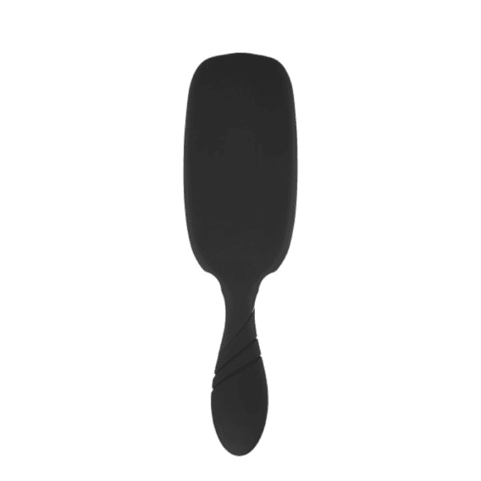 WETBRUSH Pro Shine Enhancer plaukų šepetys su šerno šereliais, juodas