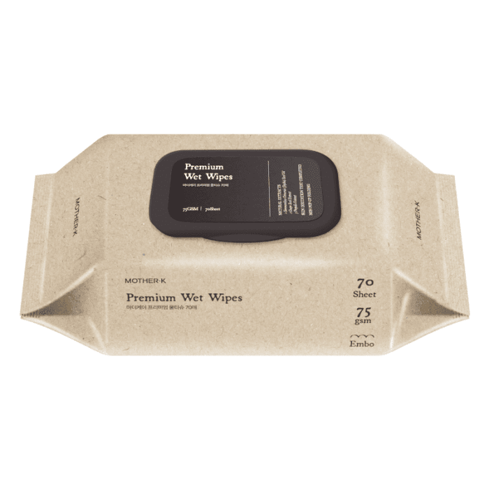 MOTHER-K Premium drėgnos servetėlės, N70