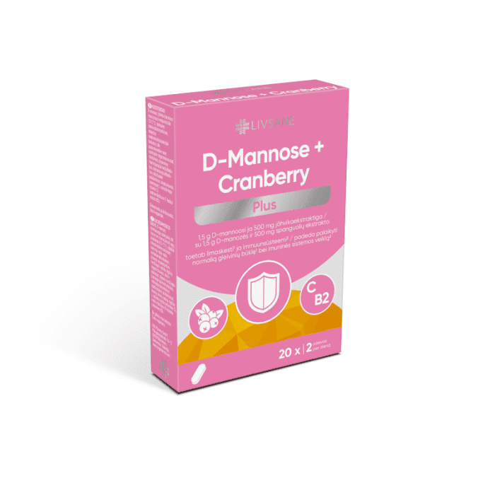 LIVSANE D-Mannose + Cranberry, N20