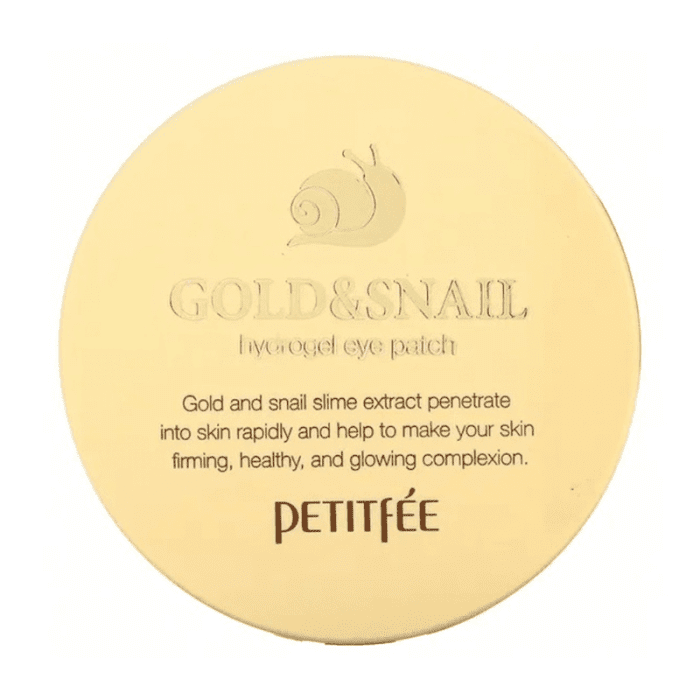 PETITFEE Gold & Snail hidrogelinės paakių pagalvėlės, N60