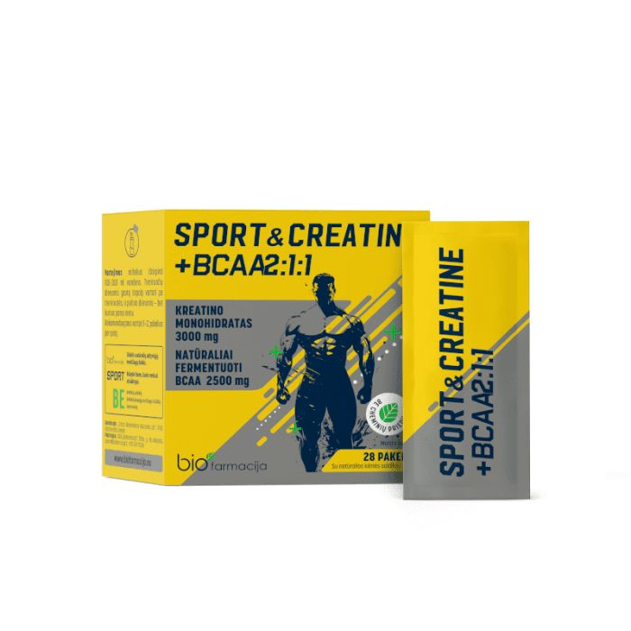 BIOFARMACIJA Sport&Creatine + BCAA 2:1:1, N28