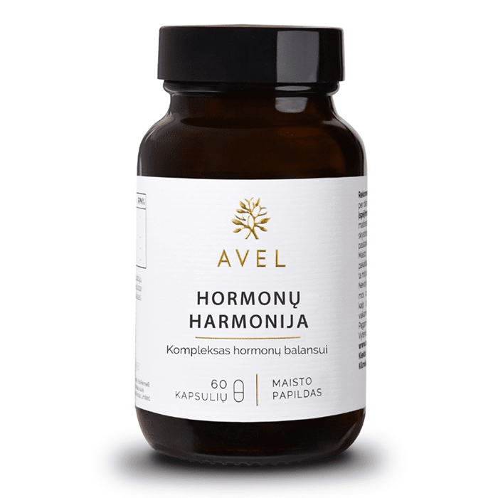 AVEL Hormonų Harmonija hormonų balansui, 60 kapsulių