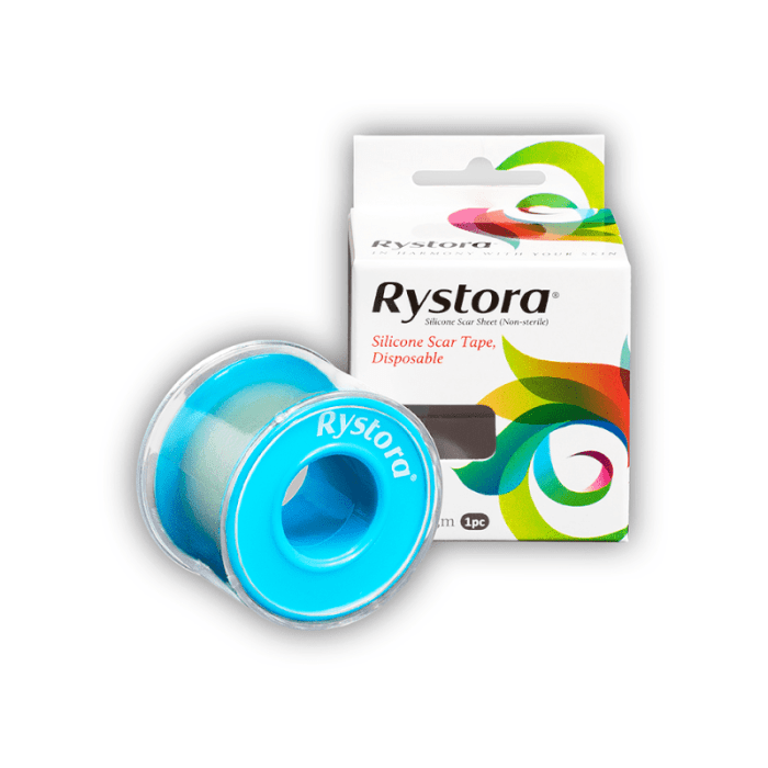 RYSTORA® silikoninis randų tvarstis (vienkartinis)