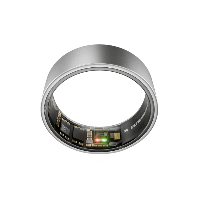 ULTRAHUMAN Ring Air, Neapdoroto titano spalvos, Dydis 9