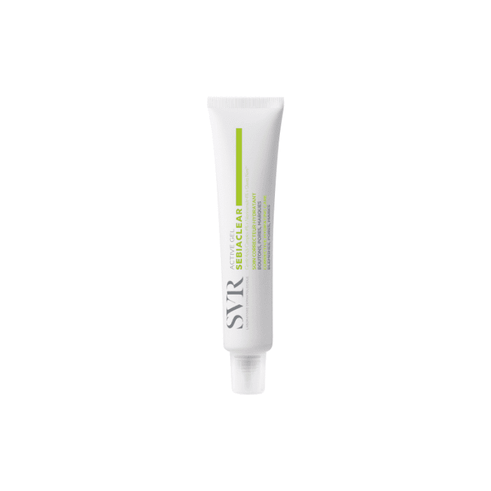 SVR SEBIACLEAR ACTIVE GEL drėkinamasis gelis į aknę linkusiai odai, 40 ml