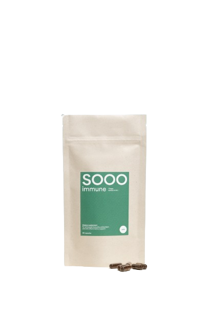 SOOO immune: Chaga extract 9-11:1 papildymas 350 mg, N90