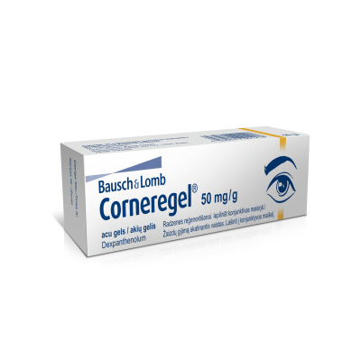 Corneregel 50 mg/g akių gelis 10 g